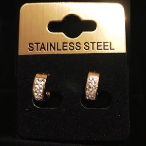 Gold wash Stainless Steel Earrings